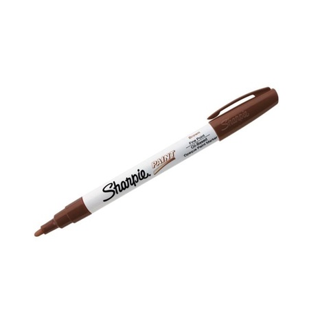 SHARPIE SA35538 Paint Marker, Oil-Based, Brown SAN35538